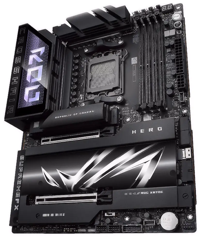 Montaje Placa Base ASUS ROG CROSSHAIR X870E DARK HERO Europolis Las Rozas de Madrid Europolis Las Rozas de Madrid PC - Montaje Placa Base ASUS ROG CROSSHAIR X870E DARK HERO Europolis Las Rozas de Madrid